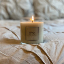 Load image into Gallery viewer, Hand-poured soy wax candle from emo.
