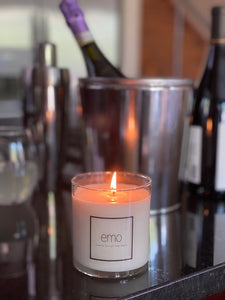Overserved soy wax candle from emo.